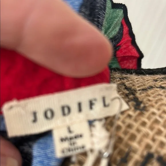 JODIFL NEW Floral Midi Dress - Multicolor - Picture 9 of 15